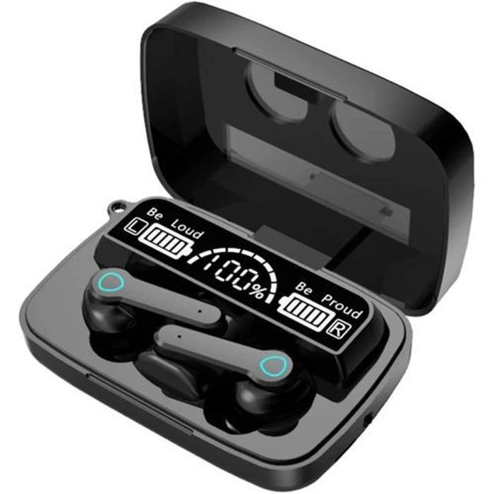 Écouteurs sans fil - TWS M19 - Bluetooth 5.1 - Contrôle tactile - Résistant à la transpiration - 2000mAh