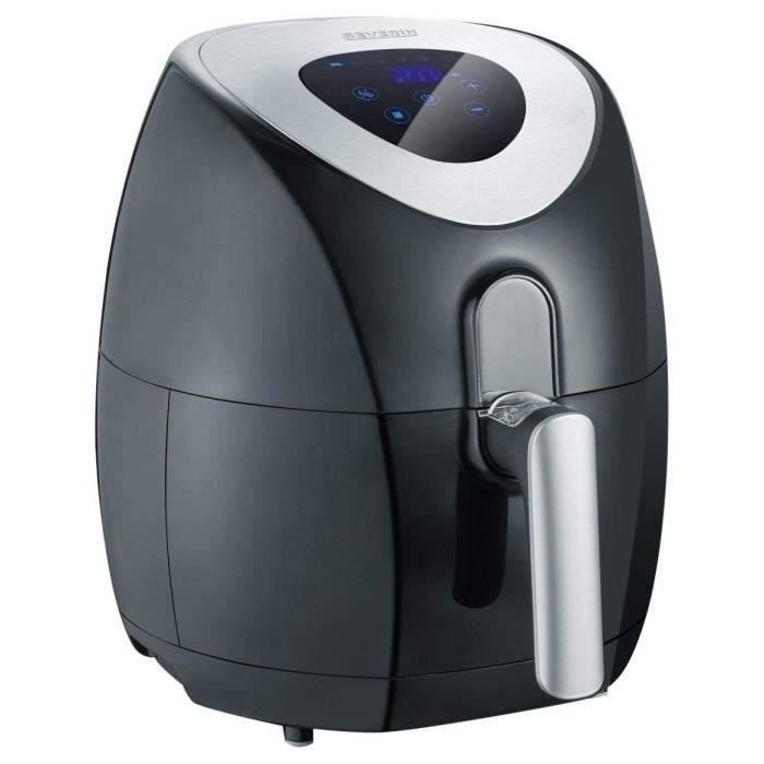 Friteuse - SEVERIN - FR2430 - 3,2L - 1500W - Inox brossé Noir