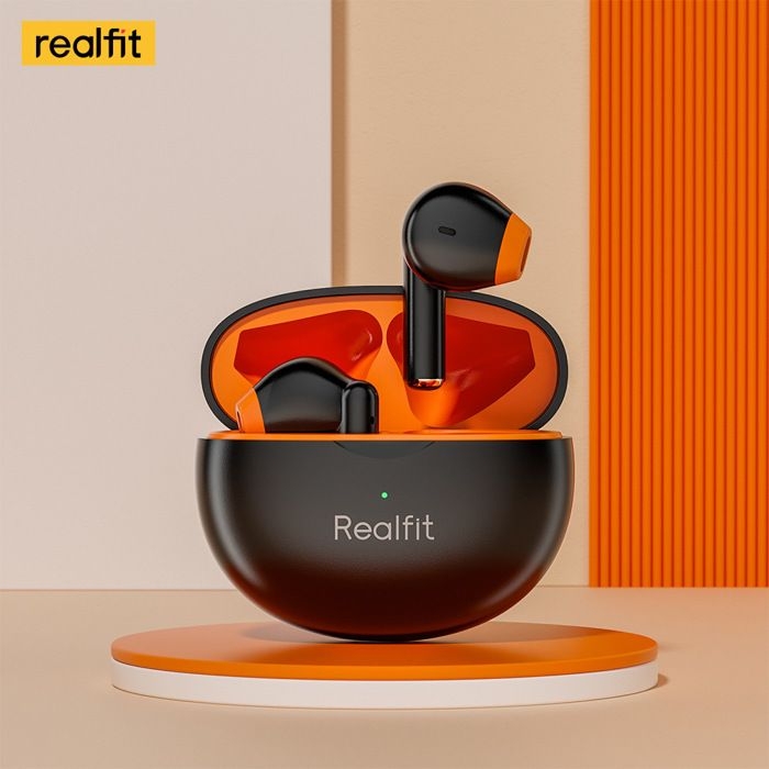 Realfit F2 Bluetooth écouteur excellente qualité HIFI TWS sans fil couleur Noir