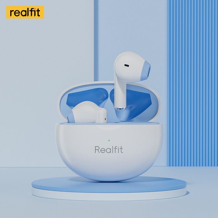 Realfit F2 Bluetooth écouteur excellente qualité HIFI TWS sans fil couleur Blanc