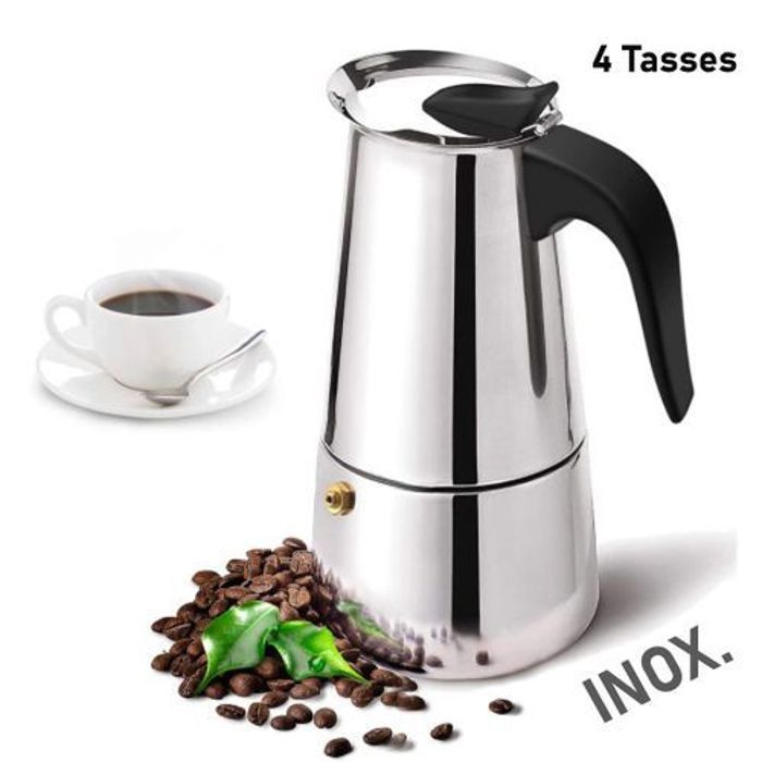 Espresso maker 4 Tasses ,Cafetière italienne Moka Pot à café expresso